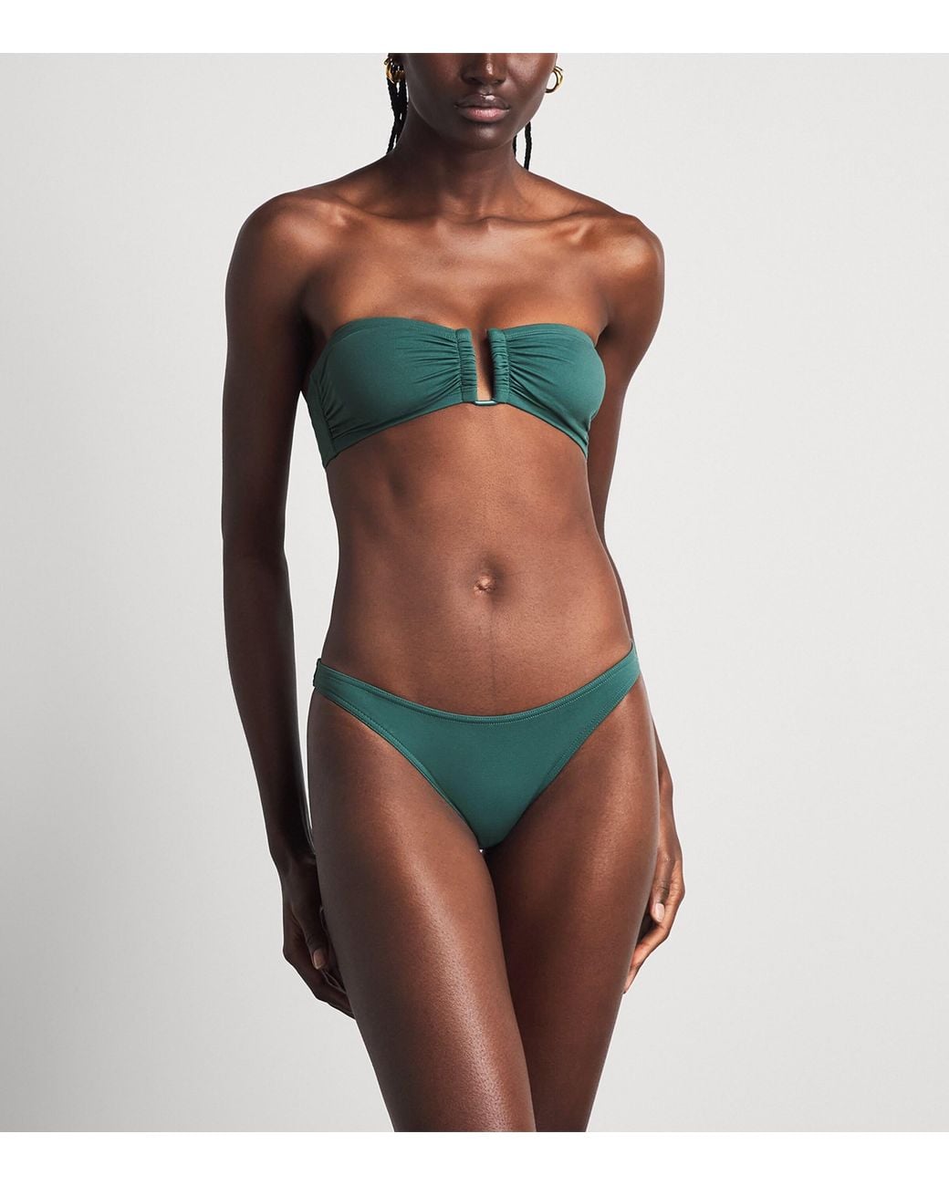 Eres Green Show Bandeau Bikini Top
