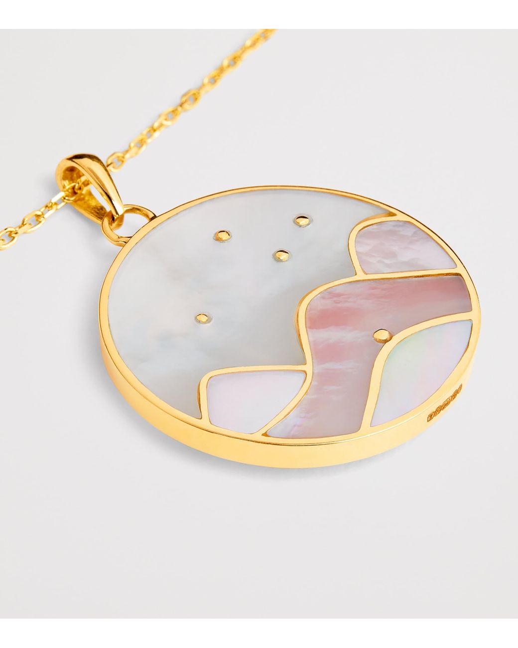 L'Atelier Nawbar Metallic And Diamond Sacred Valley Necklace