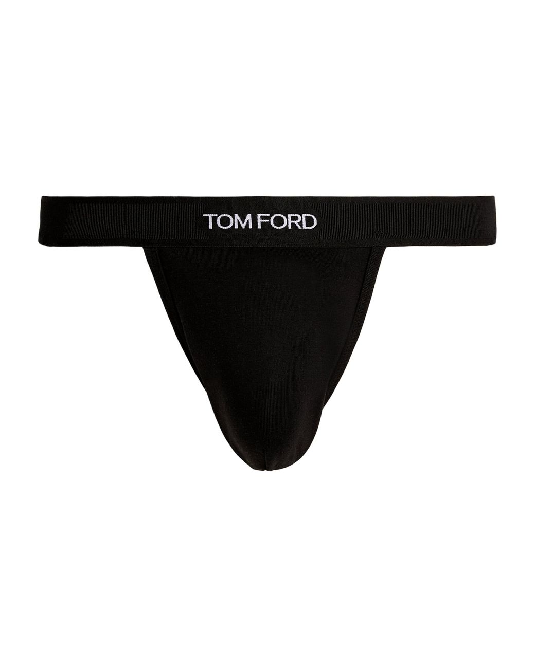 Tom Ford Black Logo Jock Strap for men