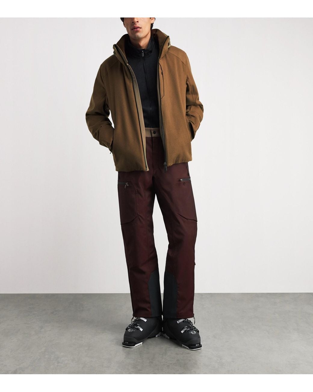 Sease Brown Cashmere Waterproof Balma 2.0 Ski Jacket for men