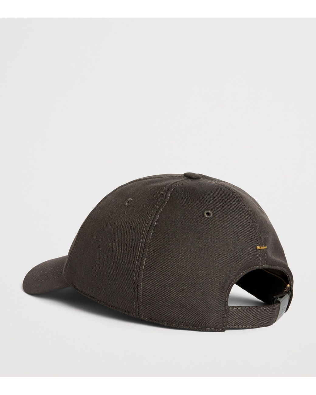 Paul & Shark Black Virgin Wool Logo Baseball Cap for men