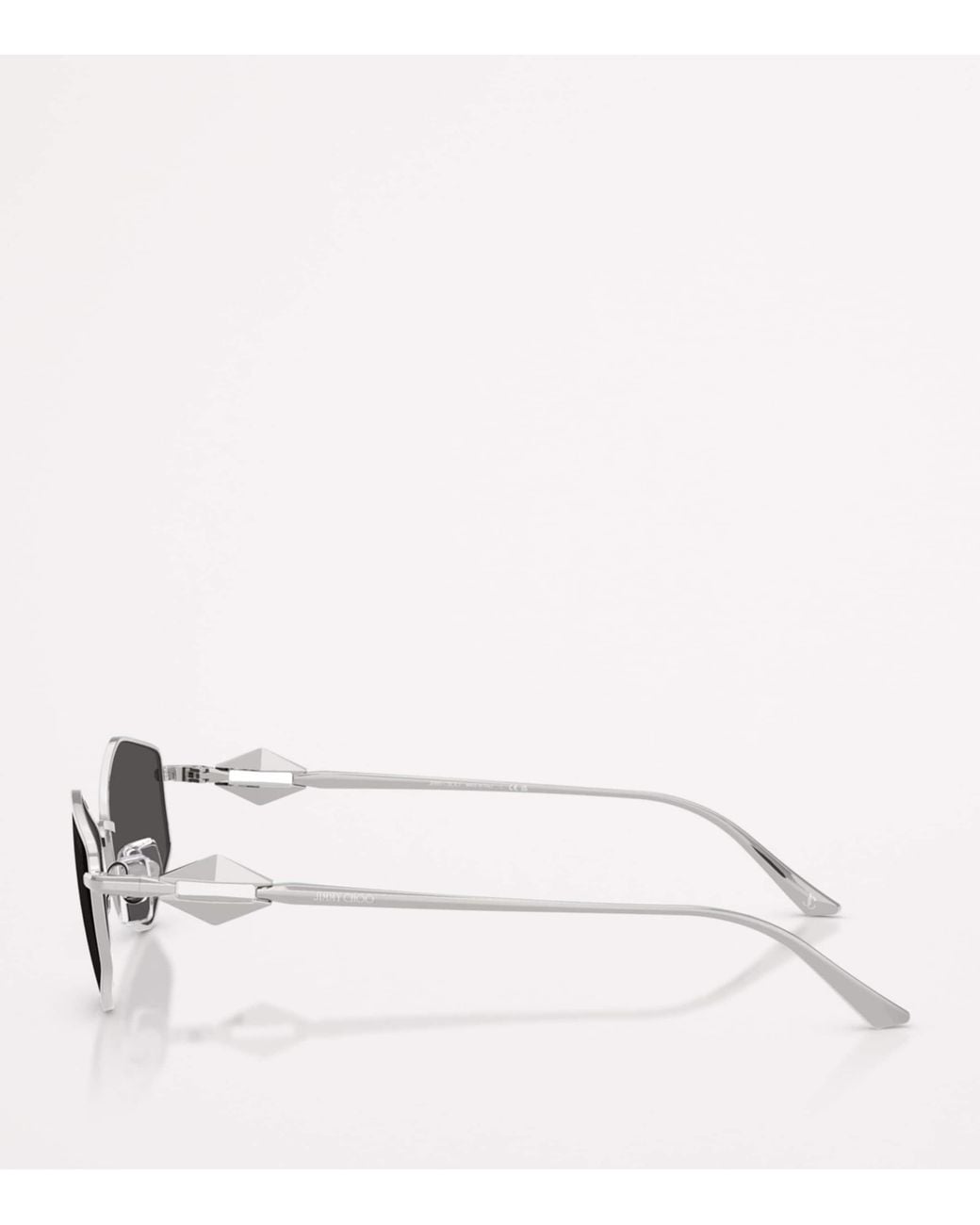 Jimmy Choo Gray Wire Hexagonal Zoey Sunglasses