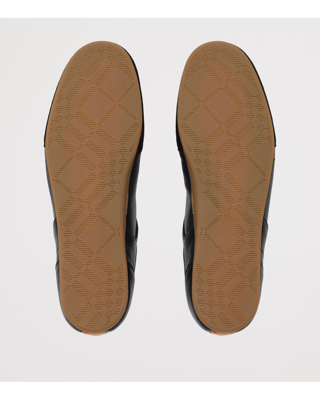 Burberry Blue Leather Knight Runner Sneakers for men