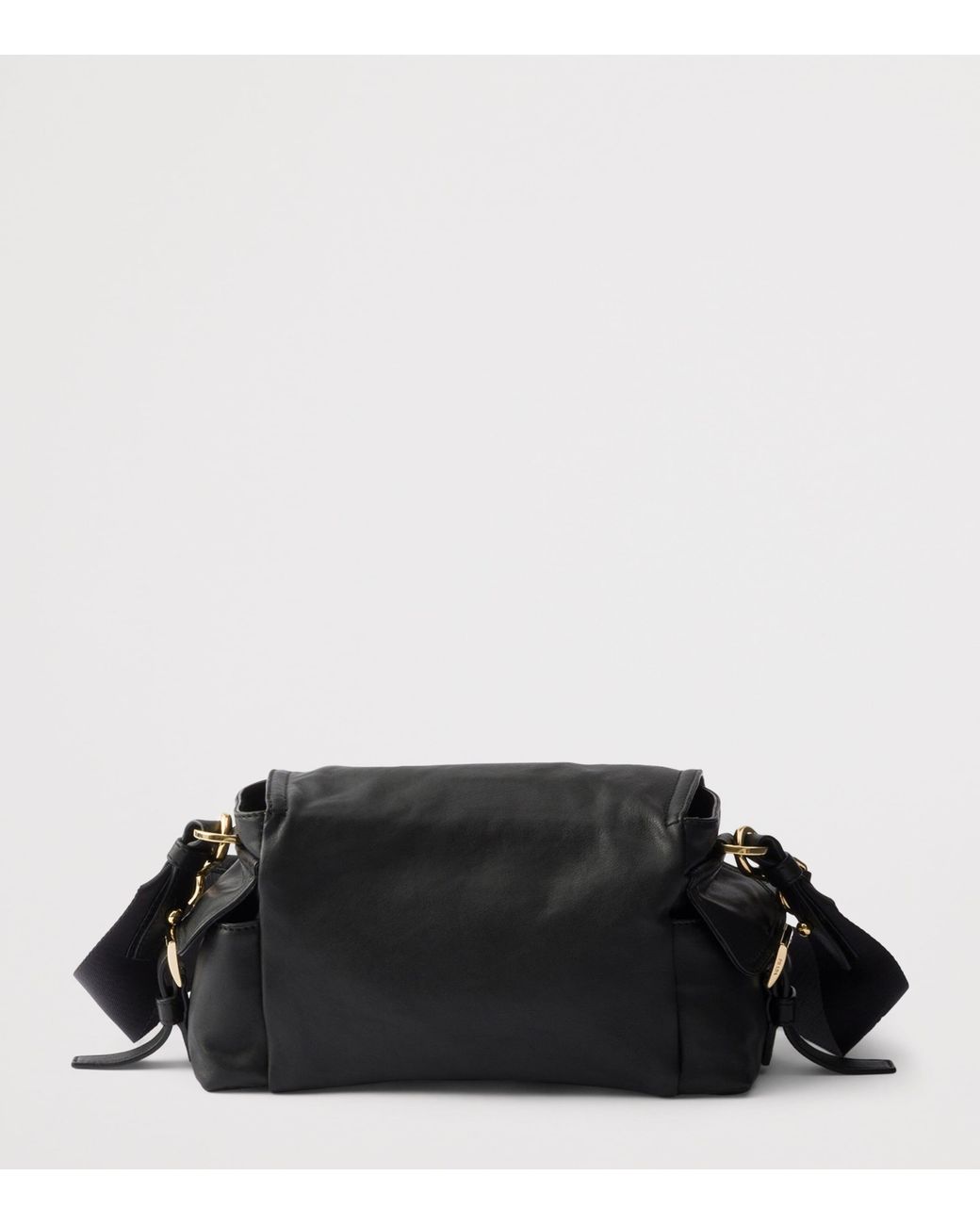 Prada Black Leather Explore Shoulder Bag
