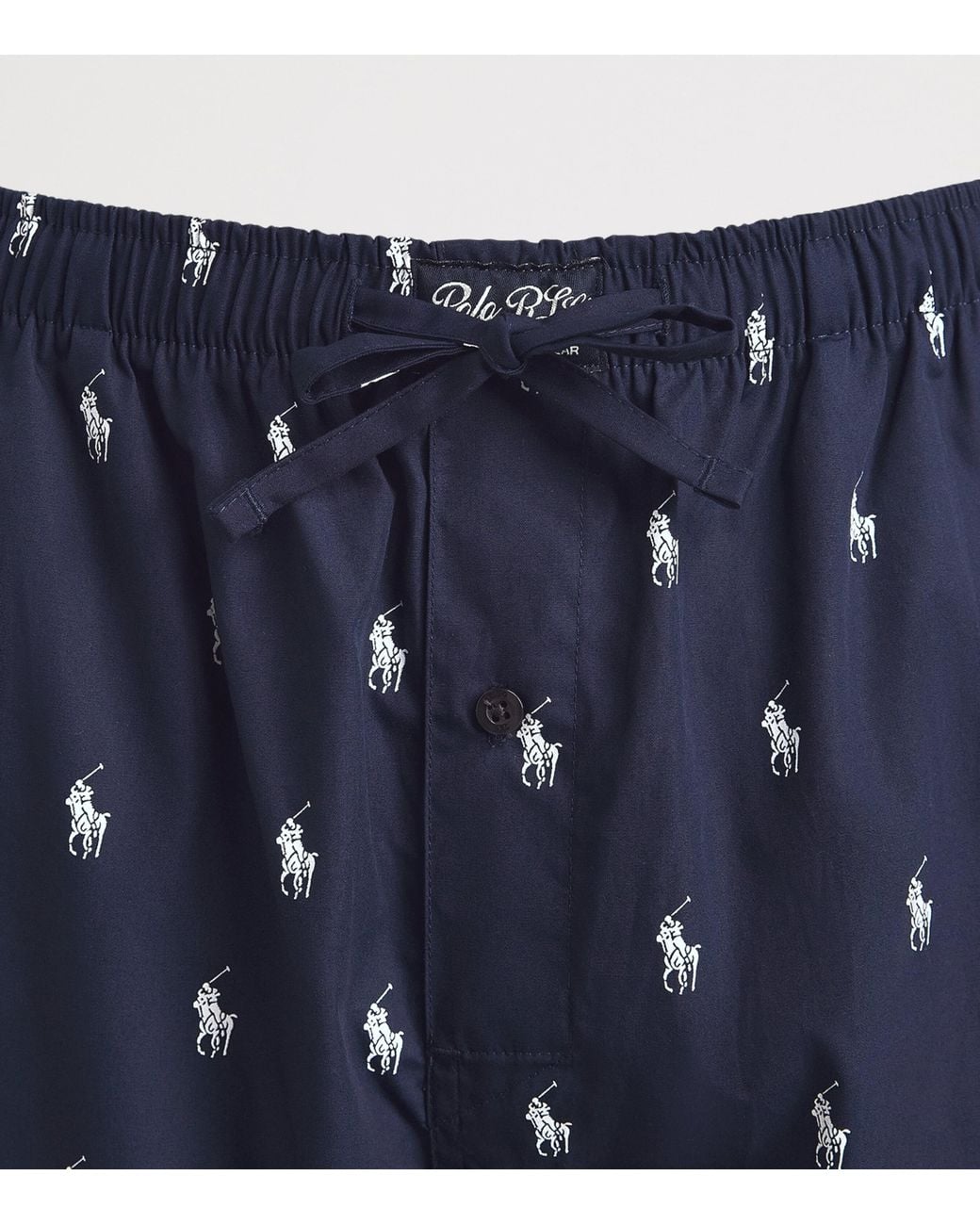 Polo Ralph Lauren Blue Cotton Polo Pony Pyjama Bottoms for men