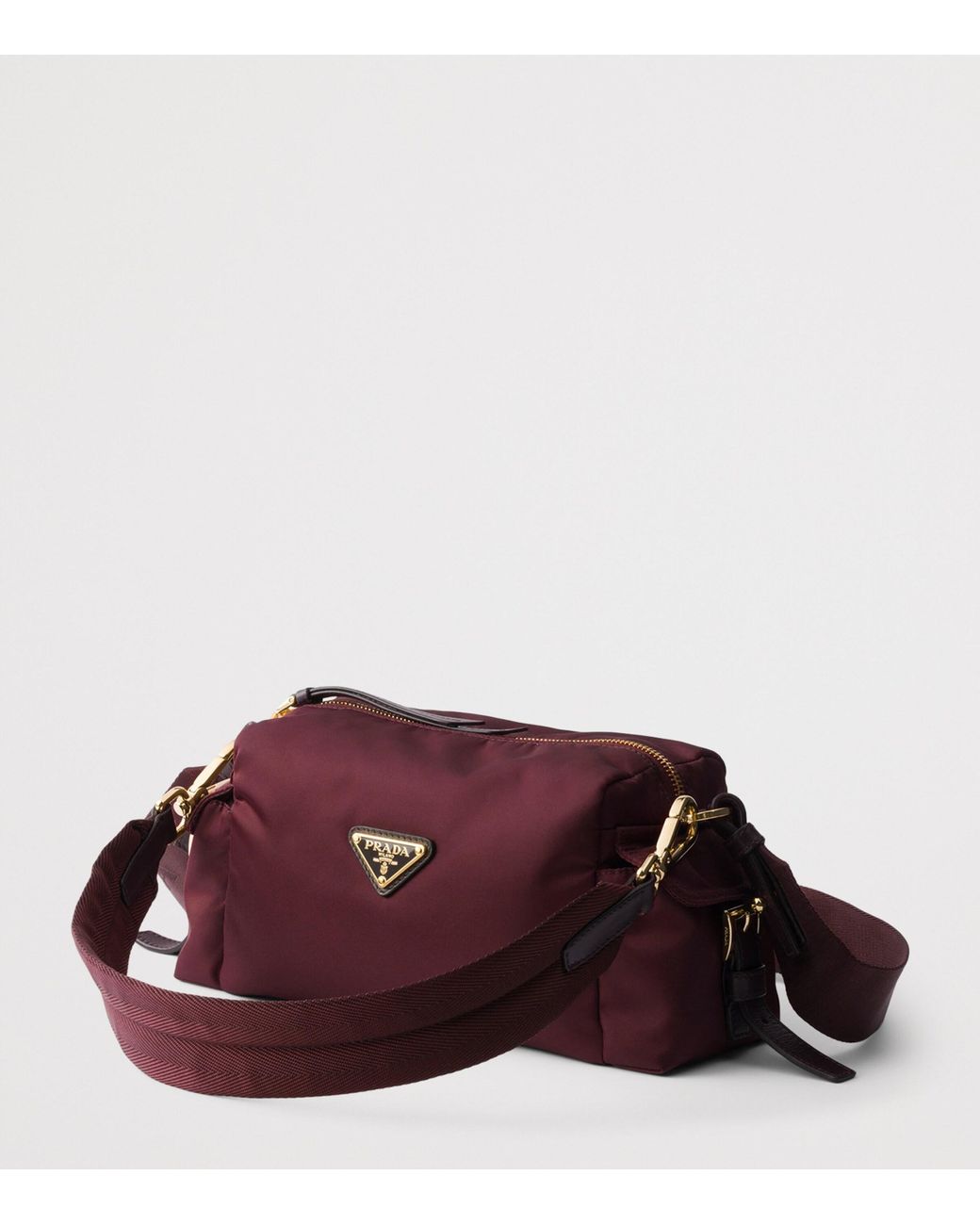 Prada Purple Small Re-Nylon & Leather Explore Bag
