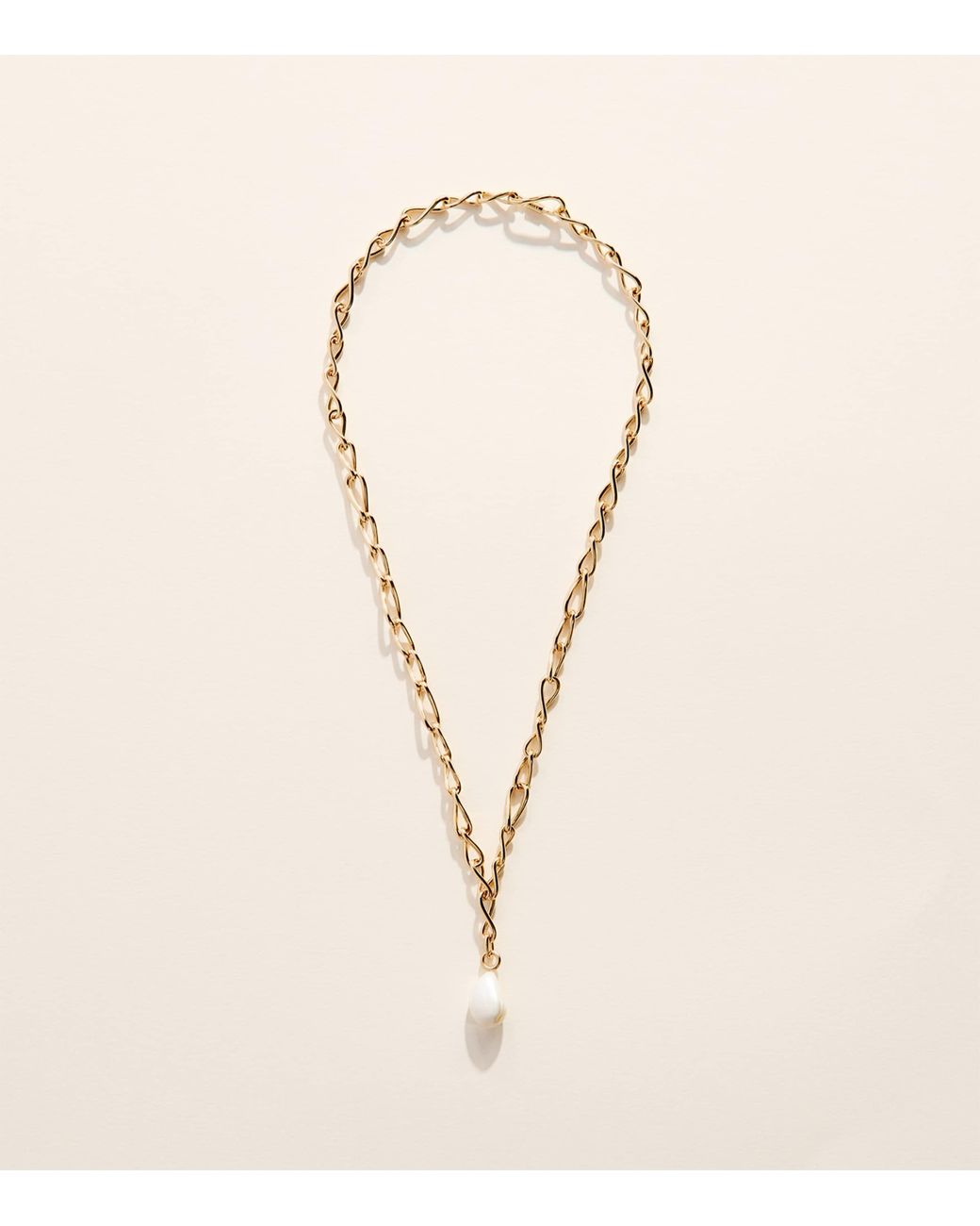 Astrid & Miyu Natural Plated And Pearl Necklace
