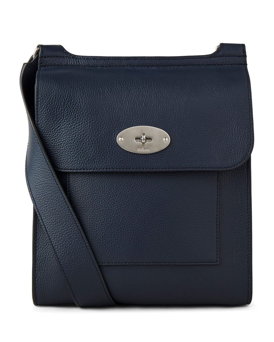 Mulberry Blue Leather Antony Messenger Bag for men