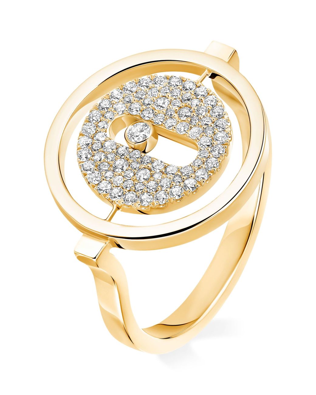 Messika Metallic Lucky Move And Diamond Ring
