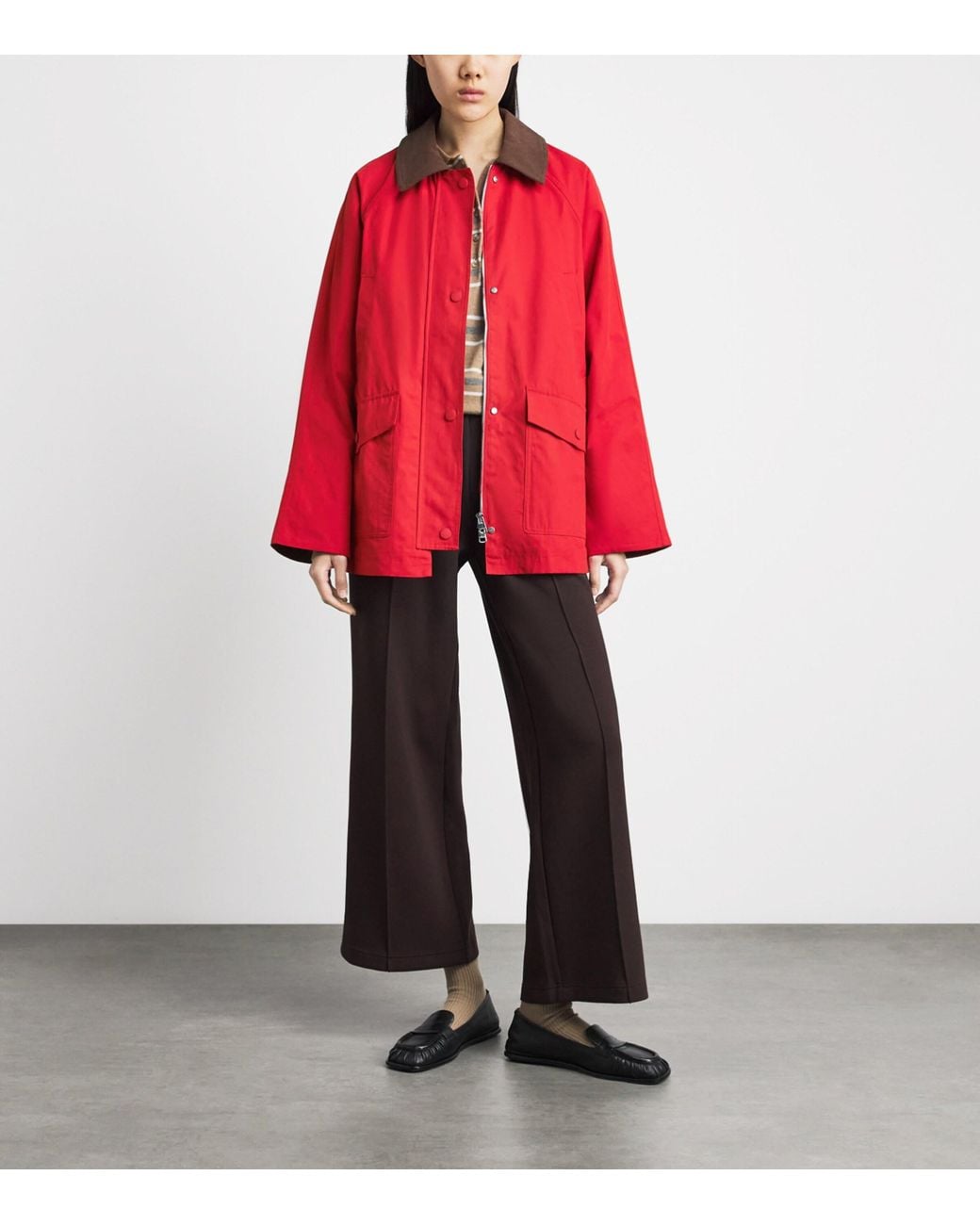 Varley Red Rylan Parka Jacket