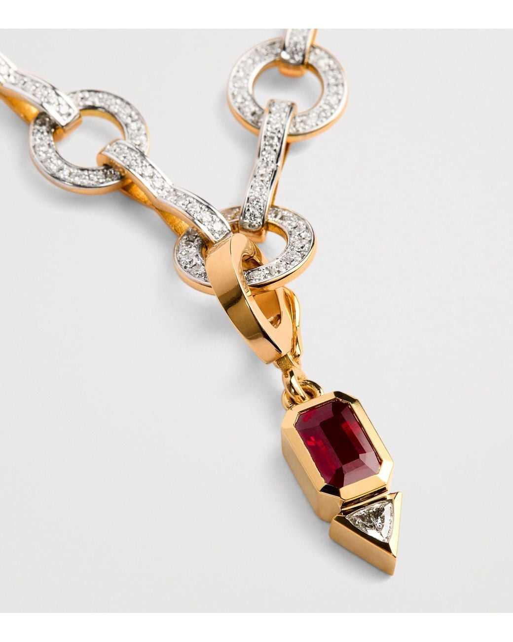 Azlee White Ruby And Diamond July Charm