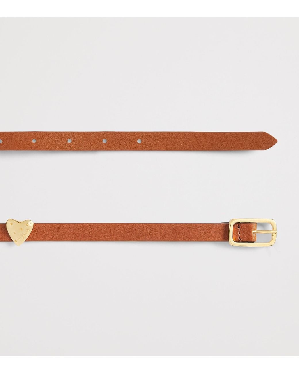 Claudie Pierlot Brown Calfskin Belt