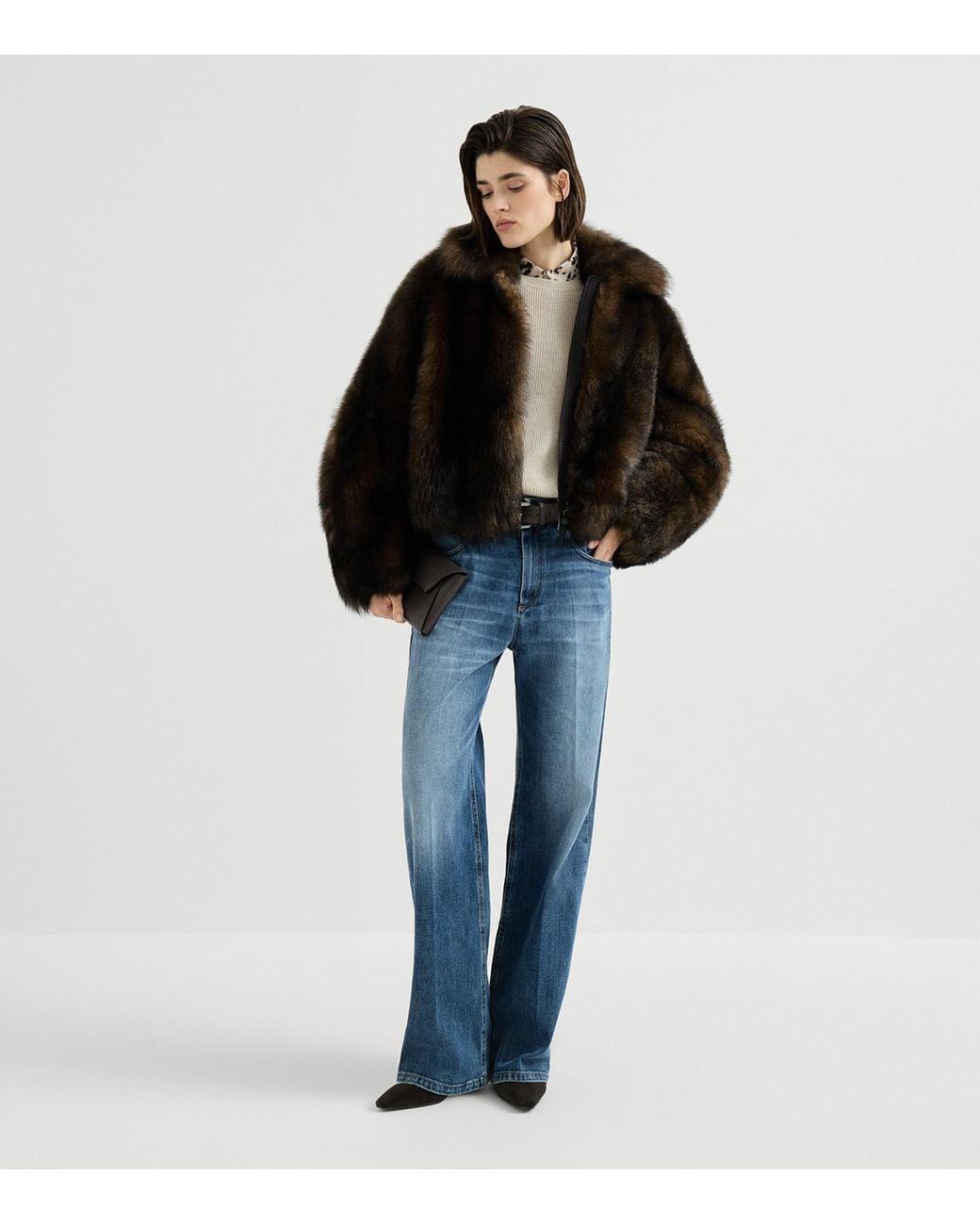 Brunello Cucinelli Blue Contemporary Loose Straight Jeans