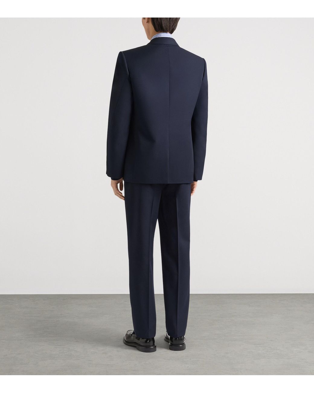 Givenchy Blue Wool Slim Tailored Trousers for men