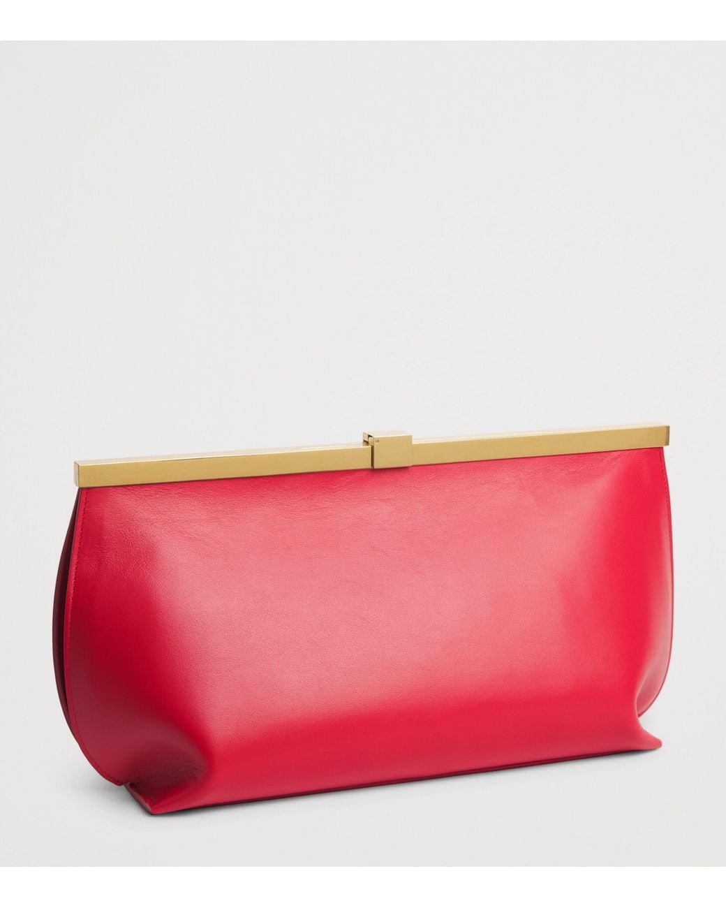Anine Bing Red Leather Anine Clutch Bag