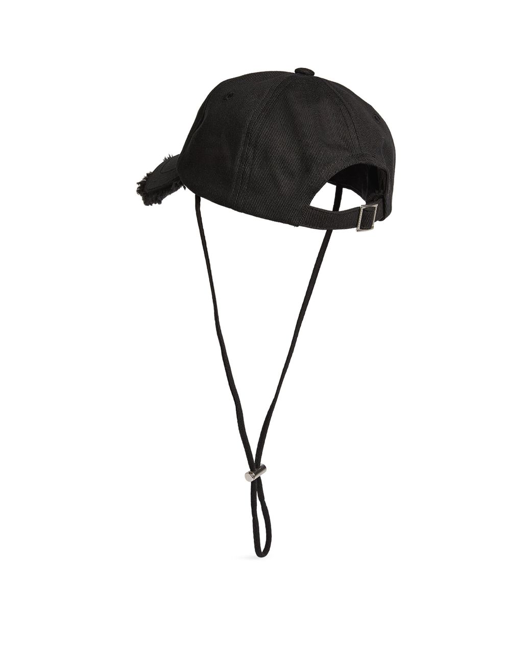 Jacquemus Black Cotton La Casquette Cap for men