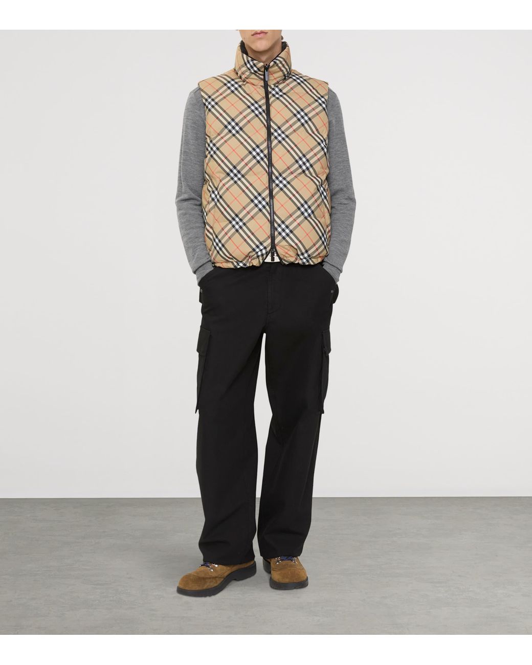 Burberry Brown Vests for men