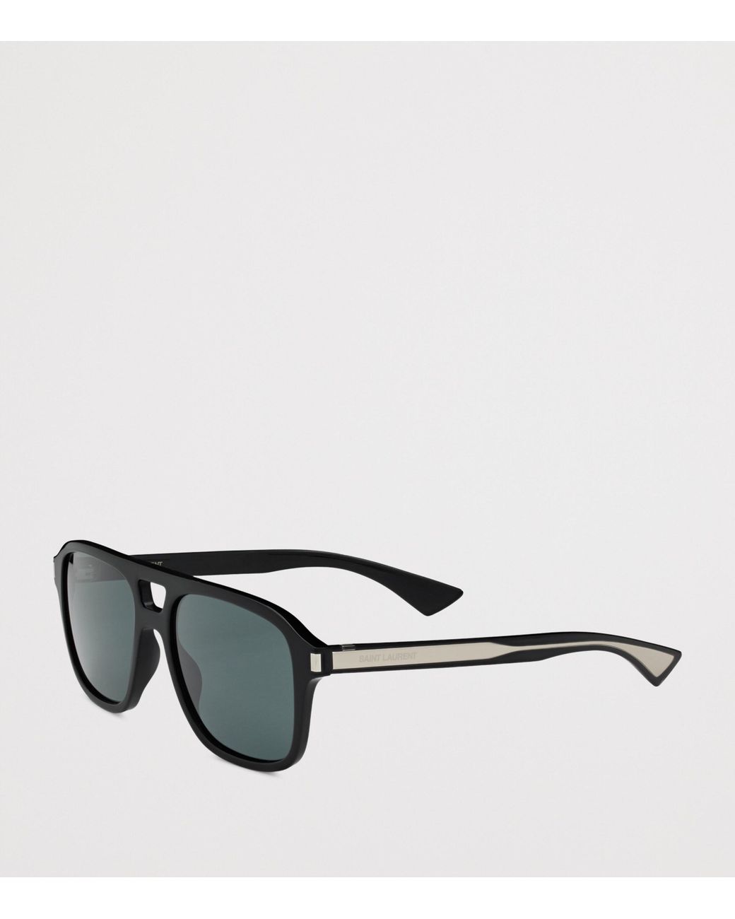 Saint Laurent Gray Aviator 881 Sunglasses