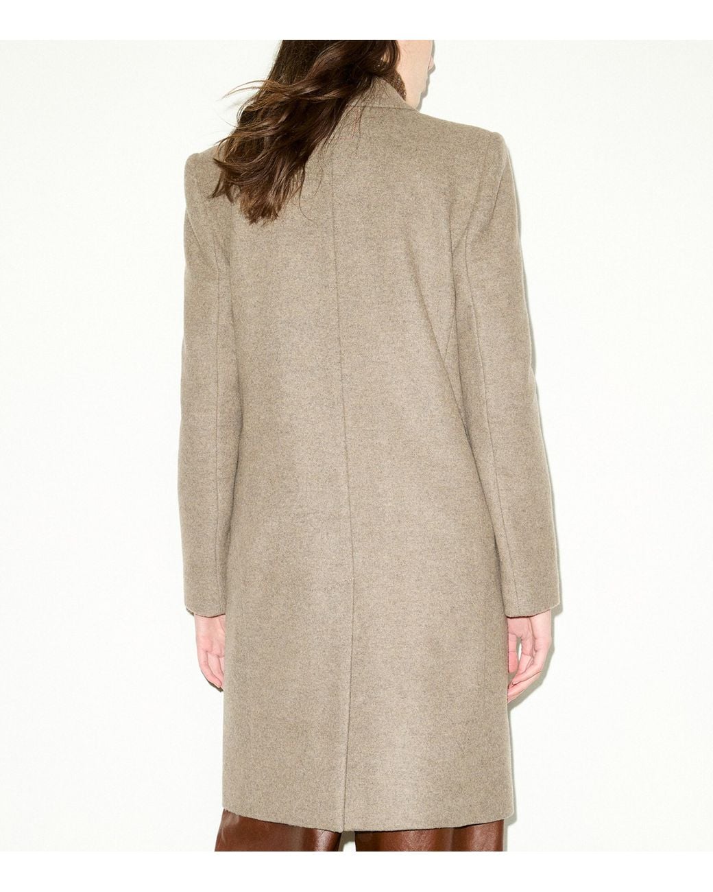 MAX&Co. Gray Virgin Wool-Blend Coat