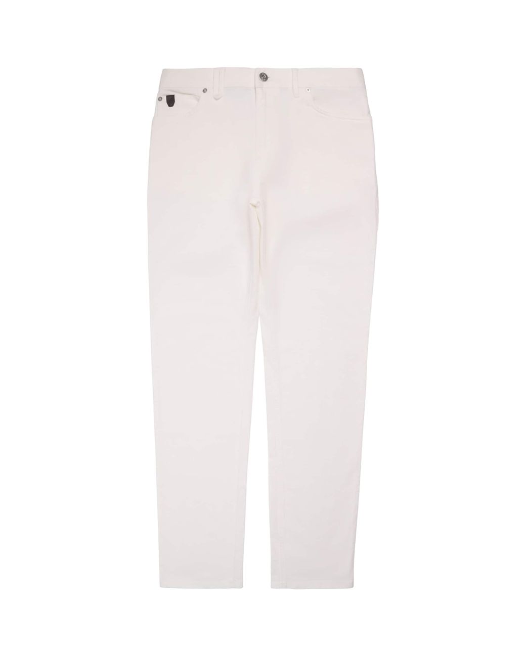 Brioni White Stretch-Denim Straight Jeans for men
