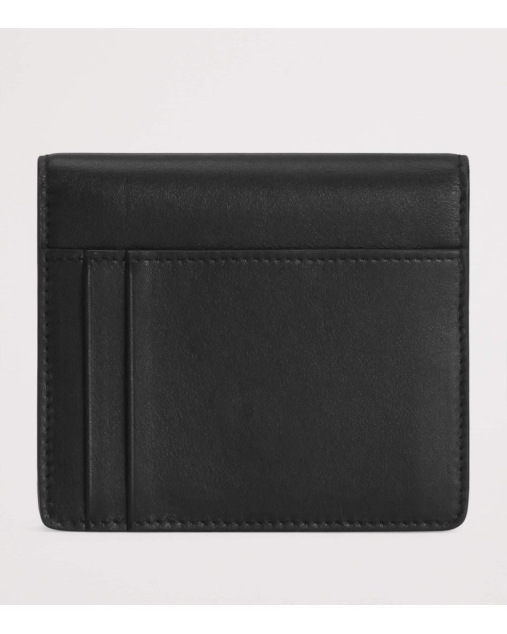 Dolce & Gabbana Black Leather Dg Millennials Bifold Wallet