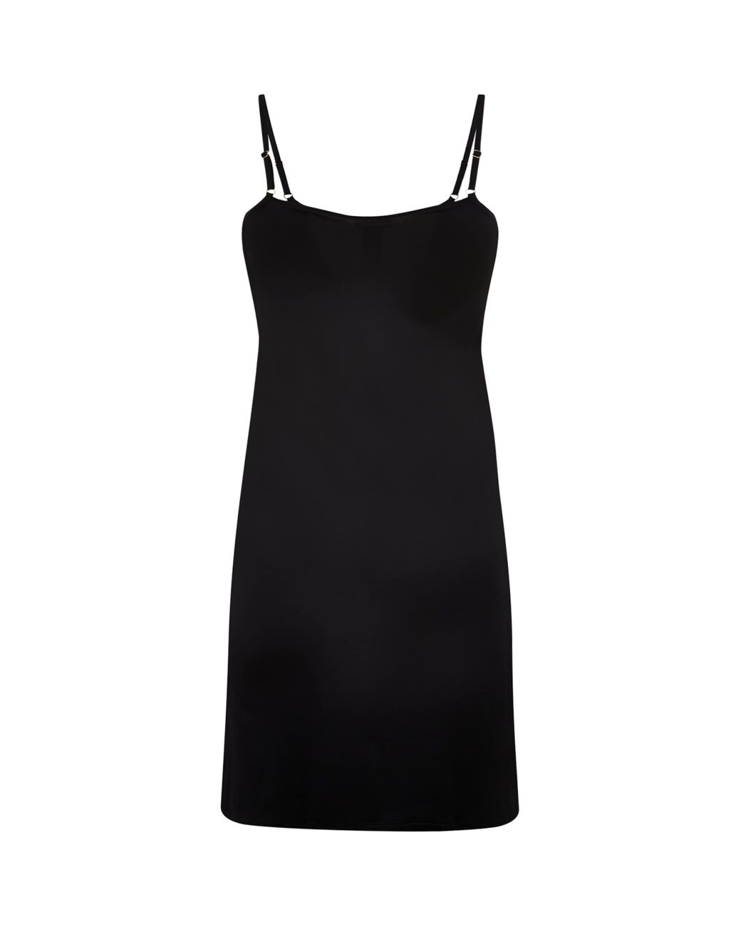 Hanro Black Satin Deluxe Bodydress