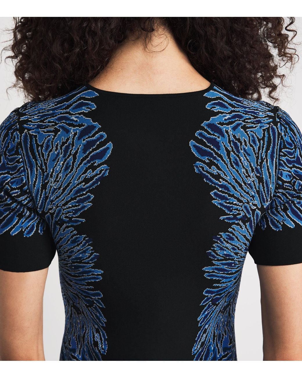 Ulla Johnson Blue Knitted Sofie Mini Dress