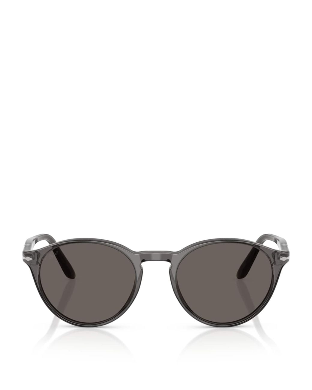 Persol Gray Po3092Sm Round Sunglasses for men