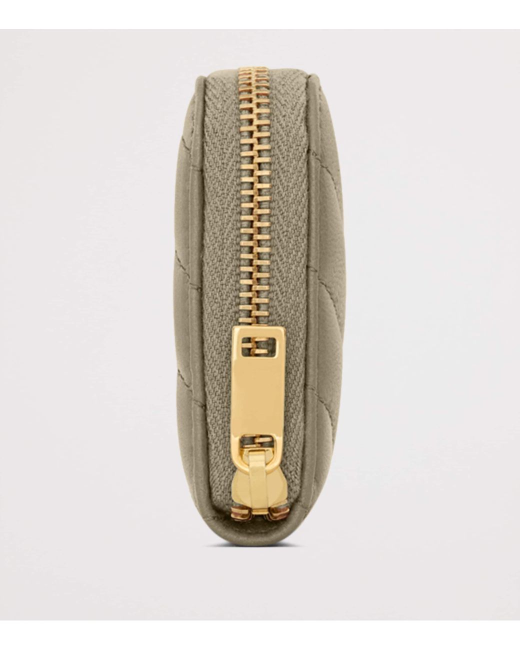 Saint Laurent Green Leather Monogram Matelassé Cassandre Wallet