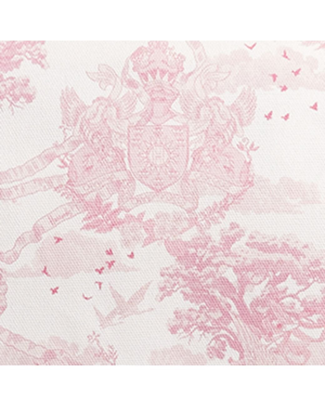 Harrods Pink Toile Overnight Packable Bag And Pouch Set