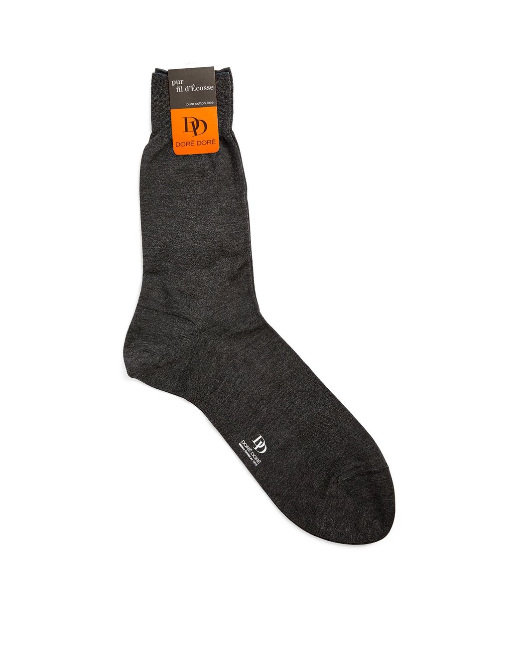 Doré Doré Black Cotton Socks for men