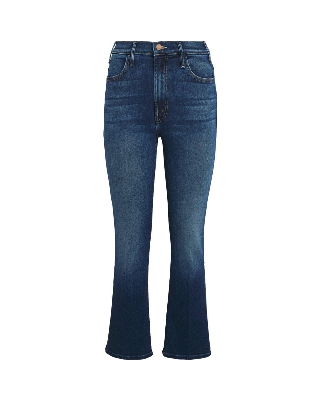 Mother Blue The Hustler Ankle Jeans