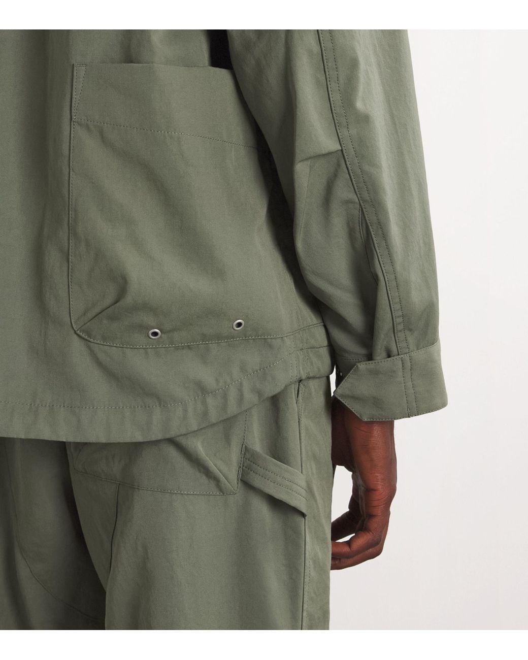 Snow Peak Takibi Weather Cloth Field Jacket in Green for Men | Lyst