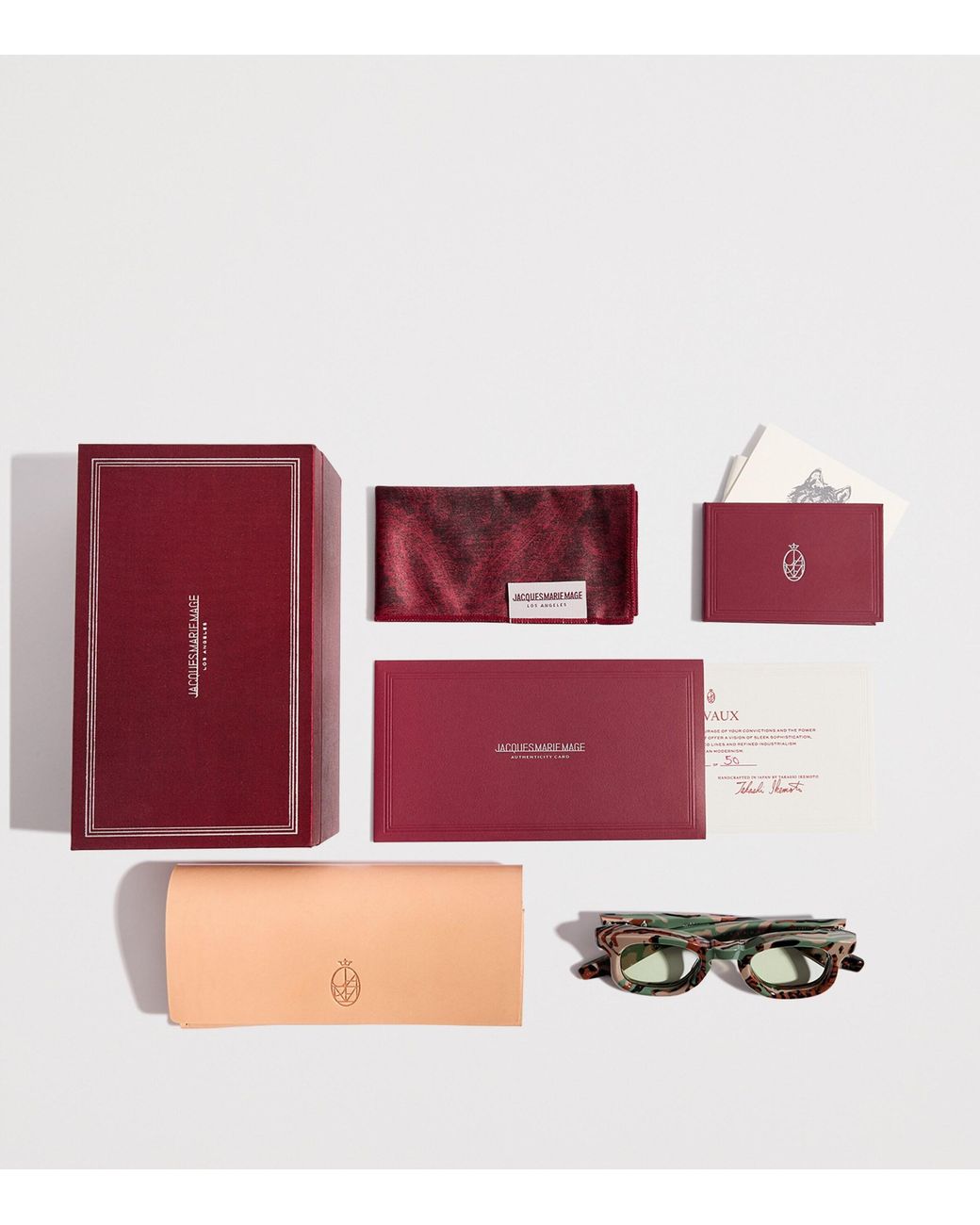 Jacques Marie Mage Blue Square Devaux Sunglasses for men