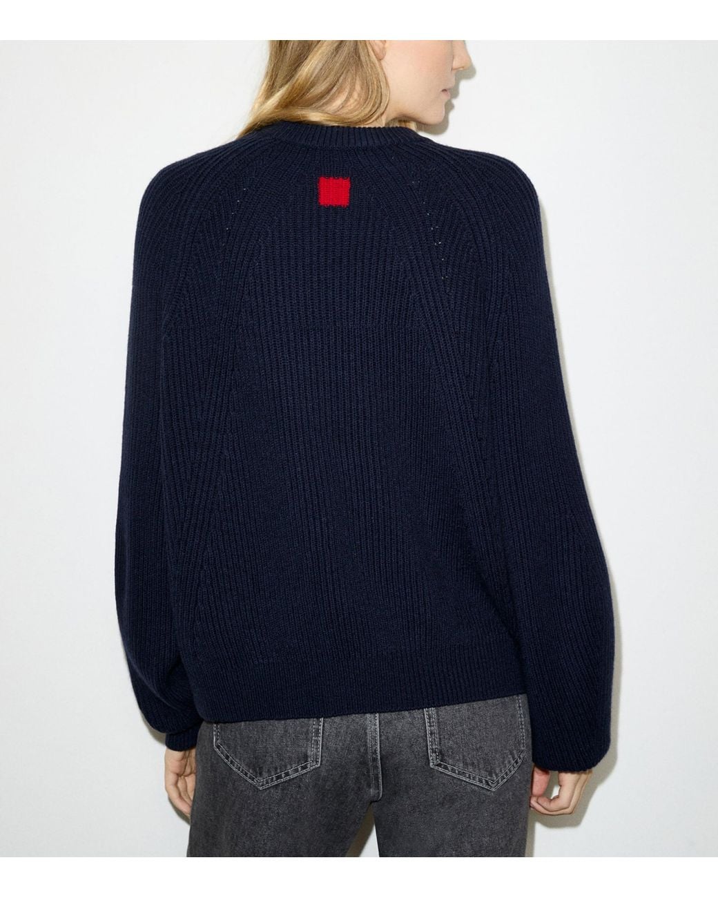 MAX&Co. Blue Wool-Cashmere Sweater
