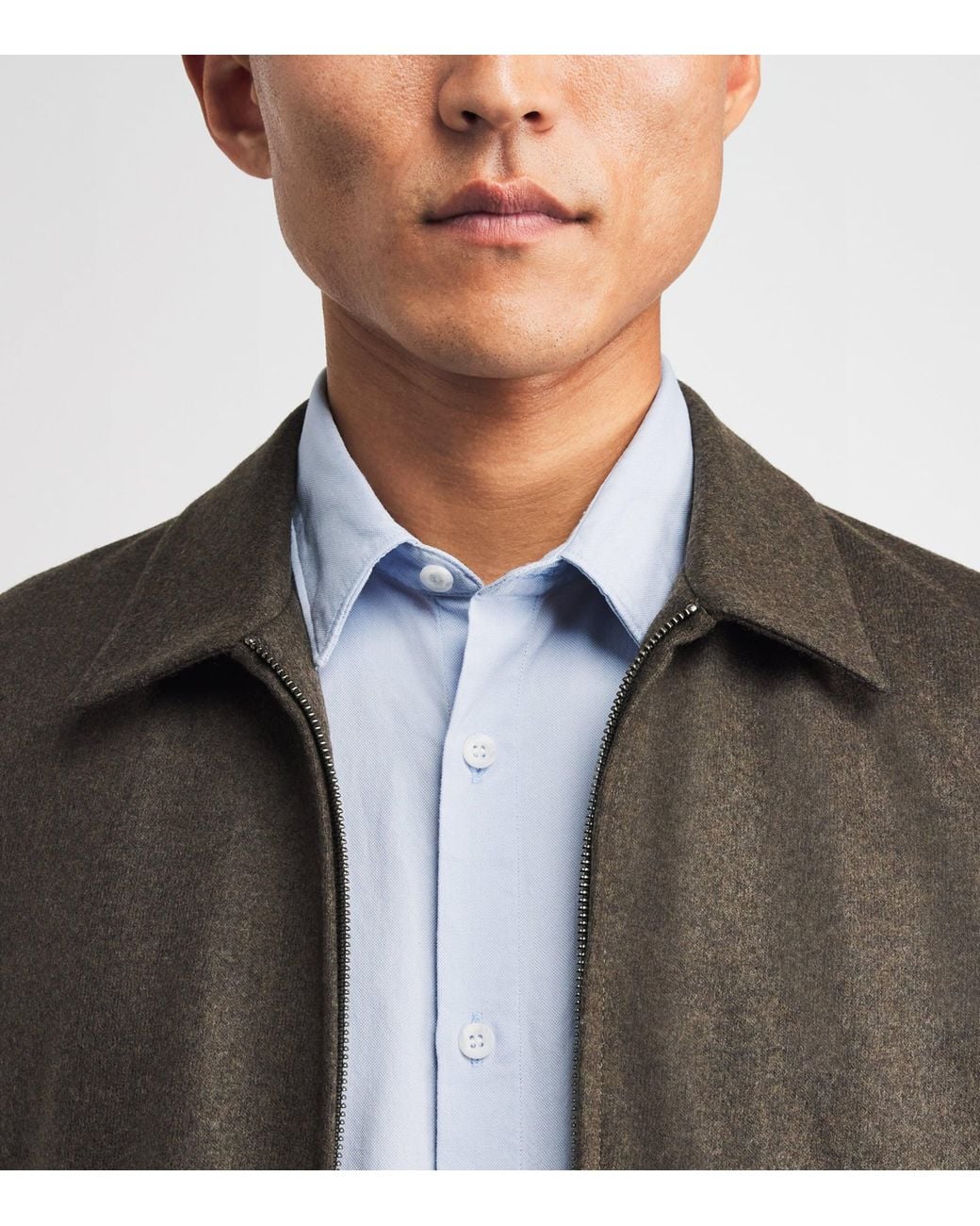 Sunspel White Cotton Oxford Shirt for men