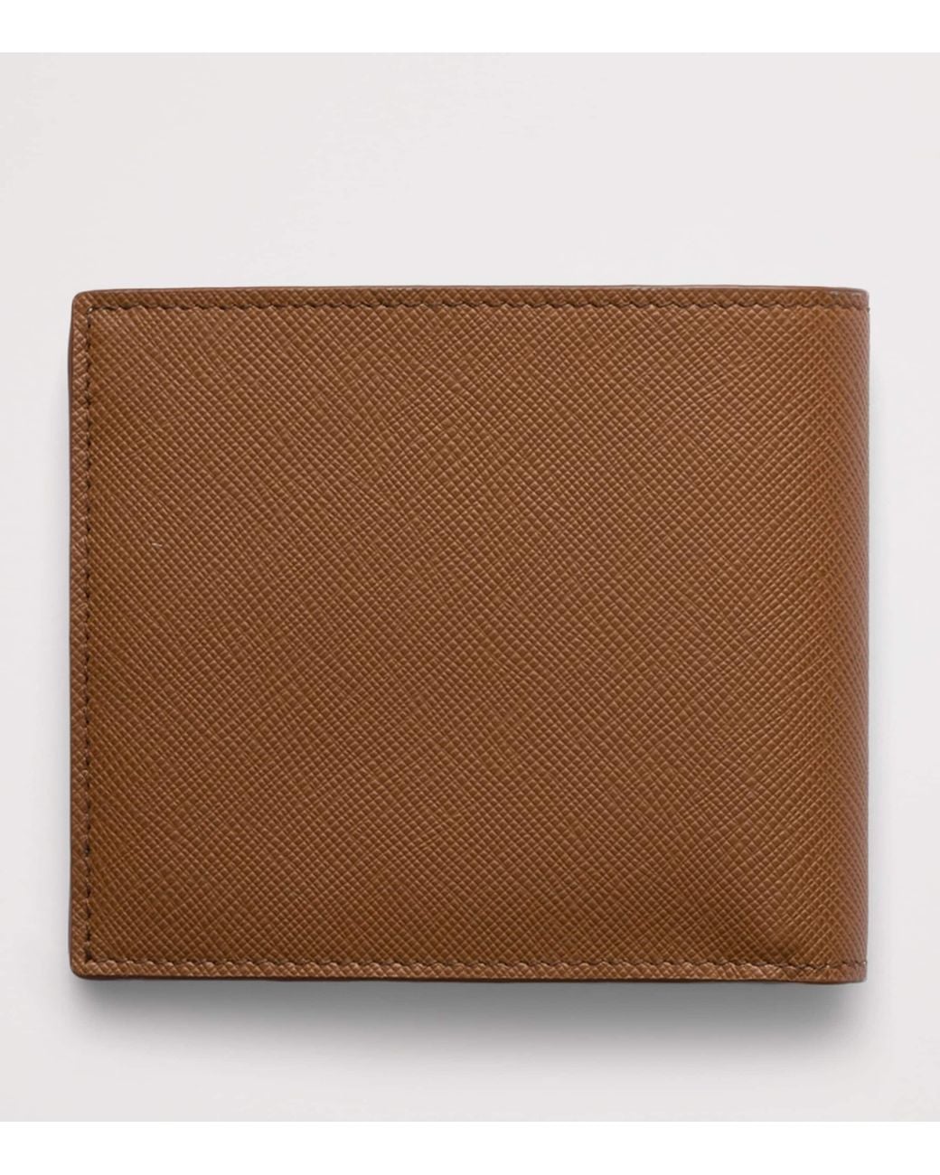 Prada Brown Saffiano Leather Wallet for men