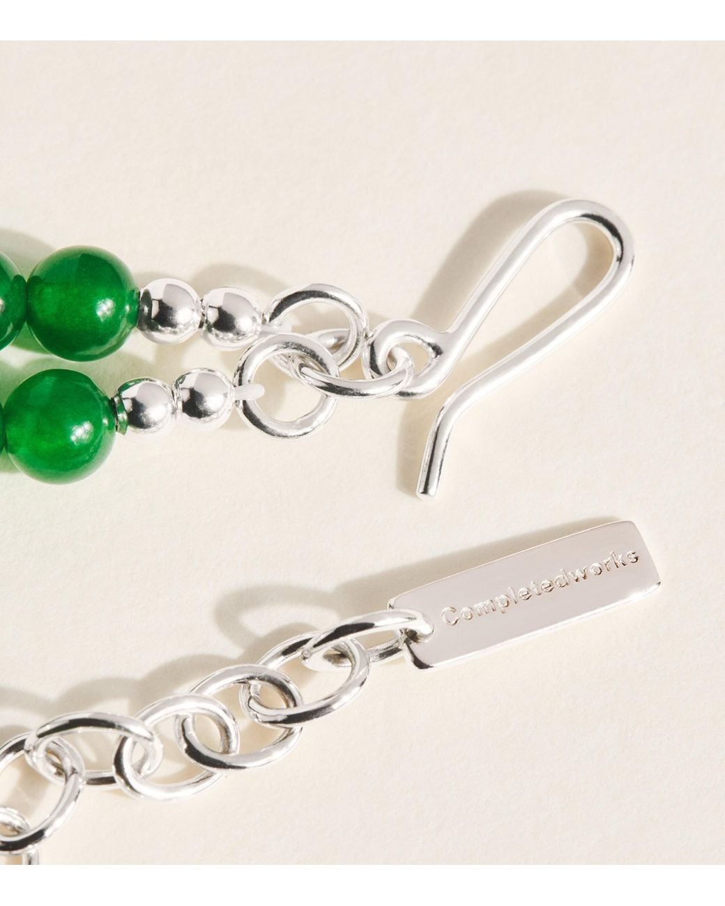 COMPLETEDWORKS Green Cubic Zirconia Beaded Necklace