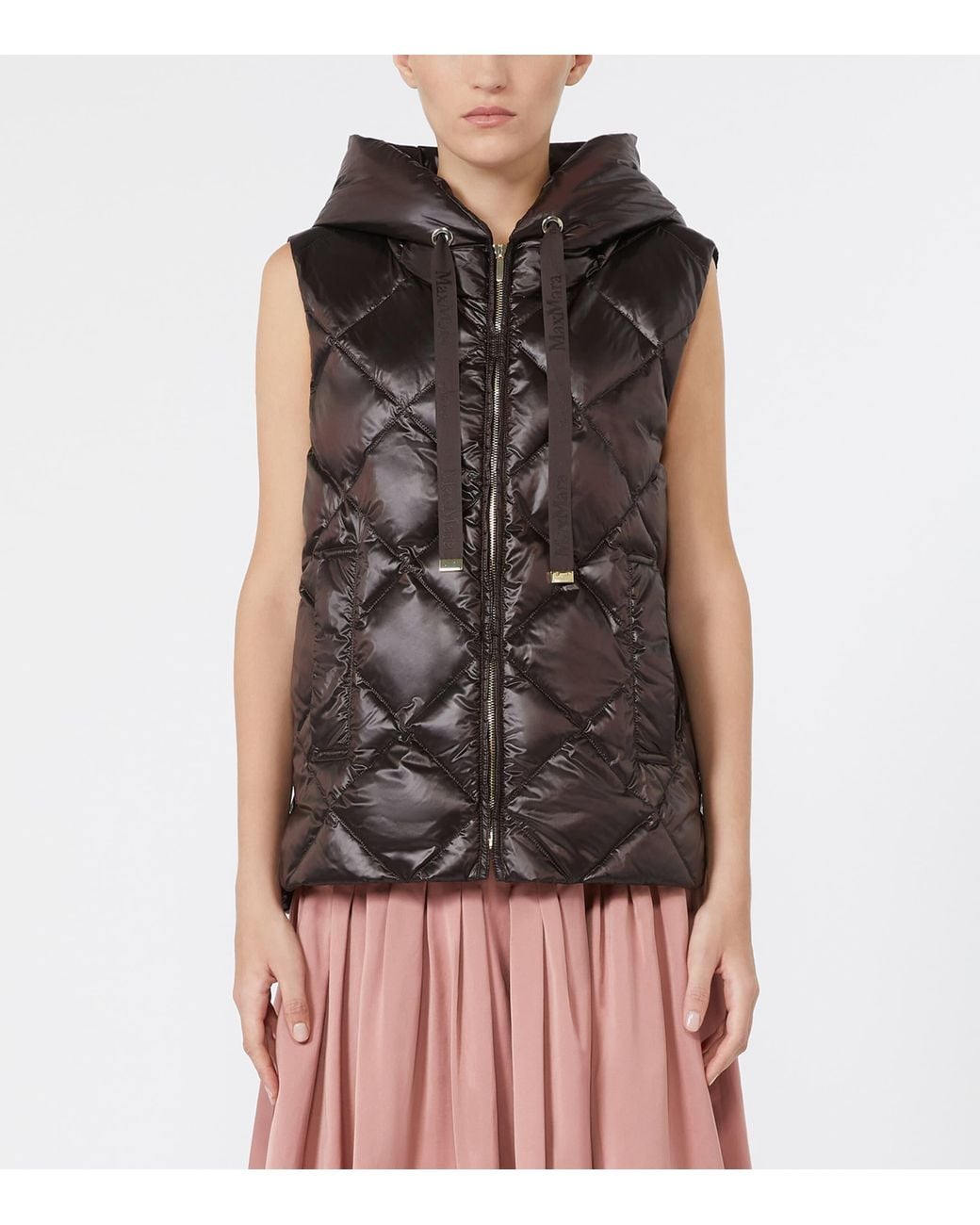 Max Mara Brown Puffer Gilet