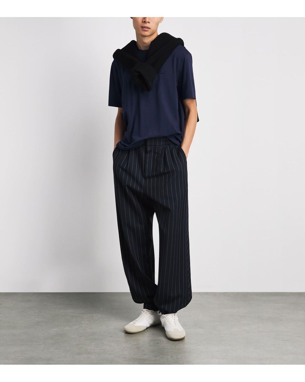 Lacoste Blue Pima Cotton Piqué T-Shirt for men