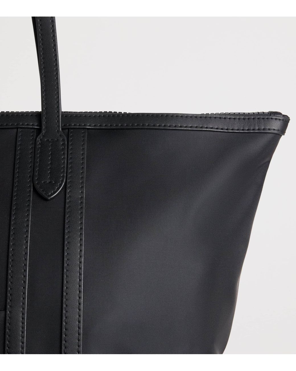 Harrods Black Nylon Jetsetter Tote Bag