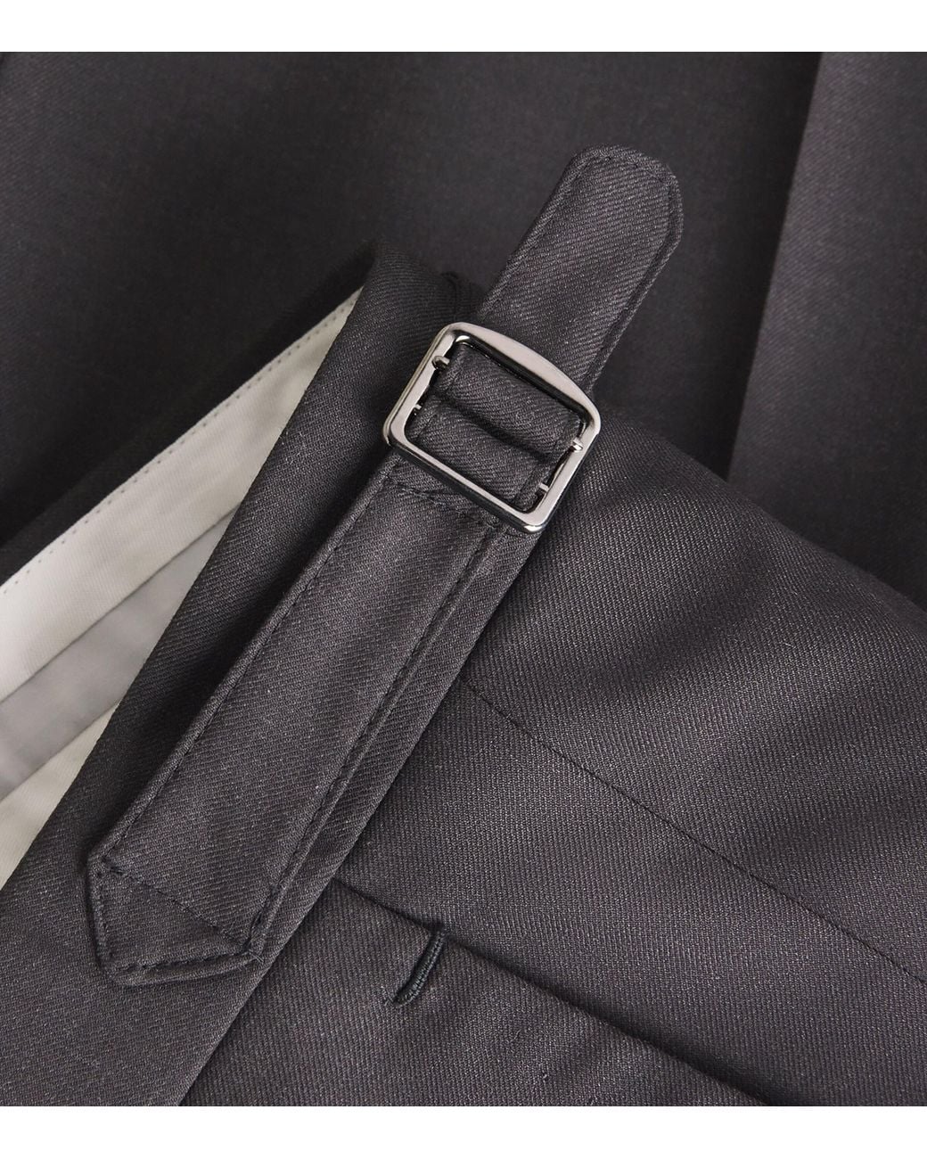Isaia Gray Wool Sanita Trousers for men
