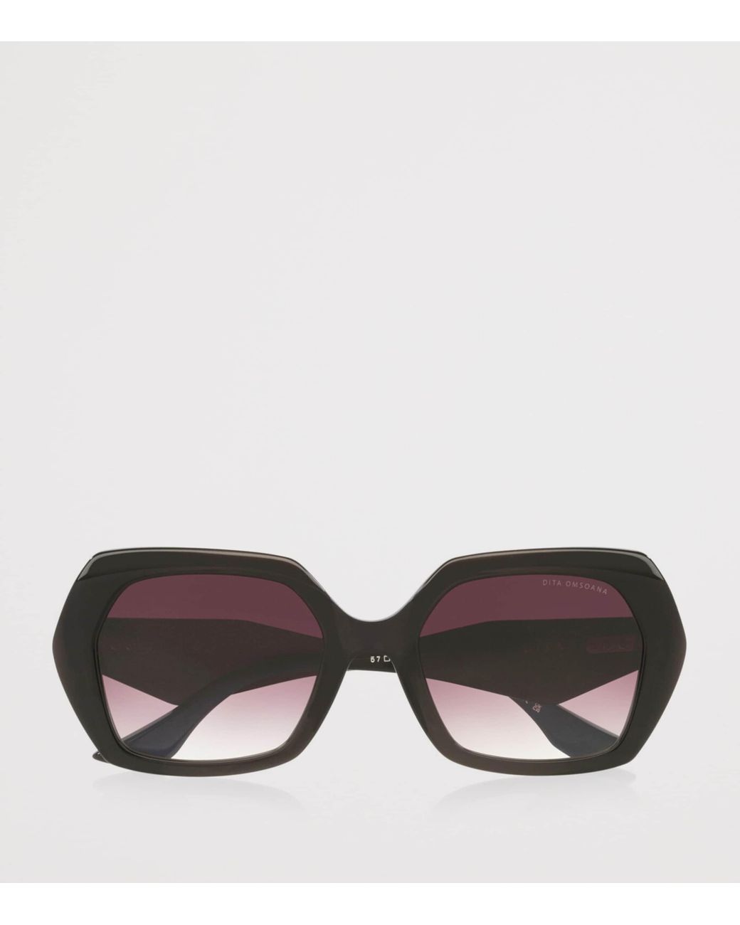 Dita Eyewear Purple Omsoana Angular Square Sunglasses