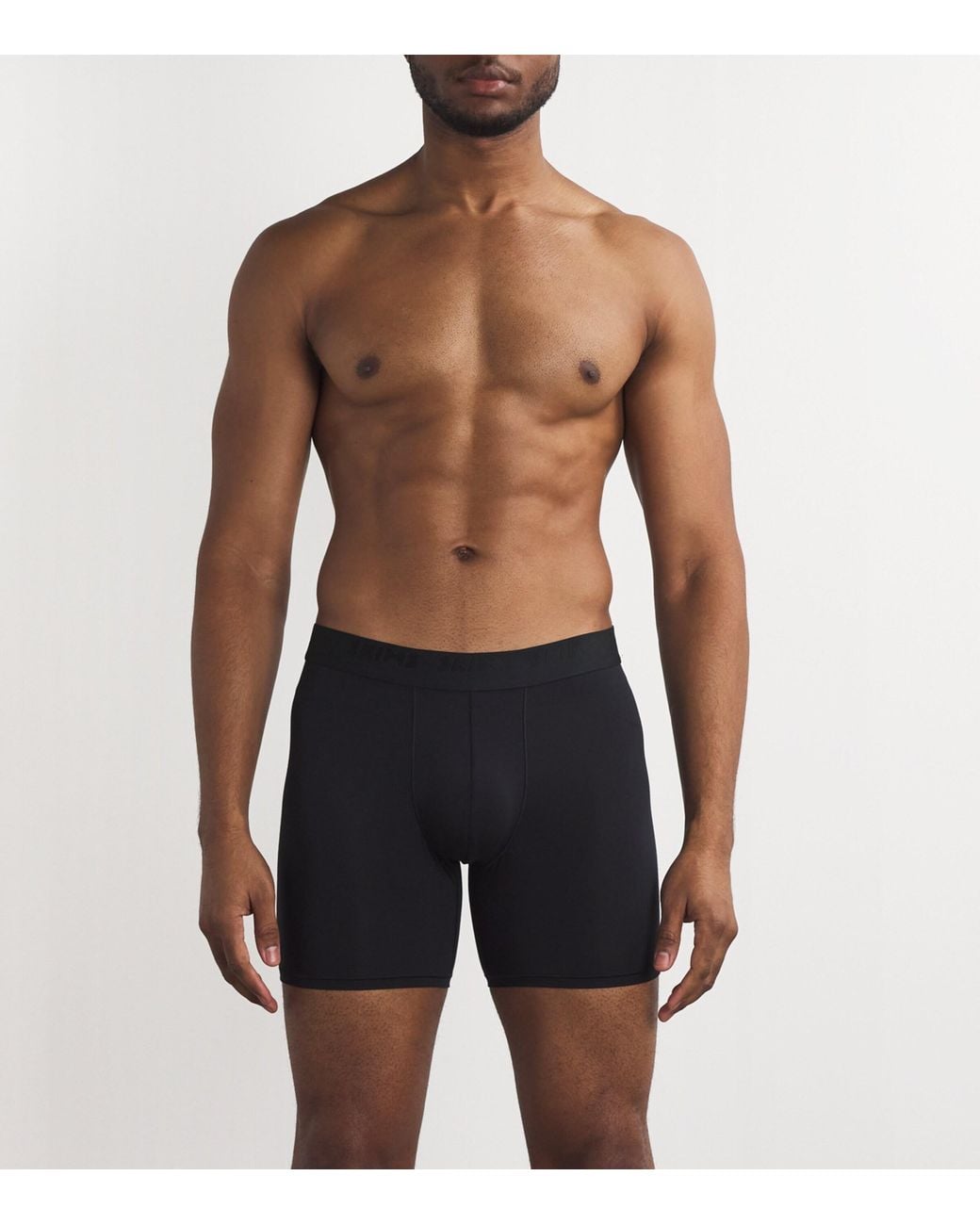 Skims Black Stretch Boxer Briefs for men