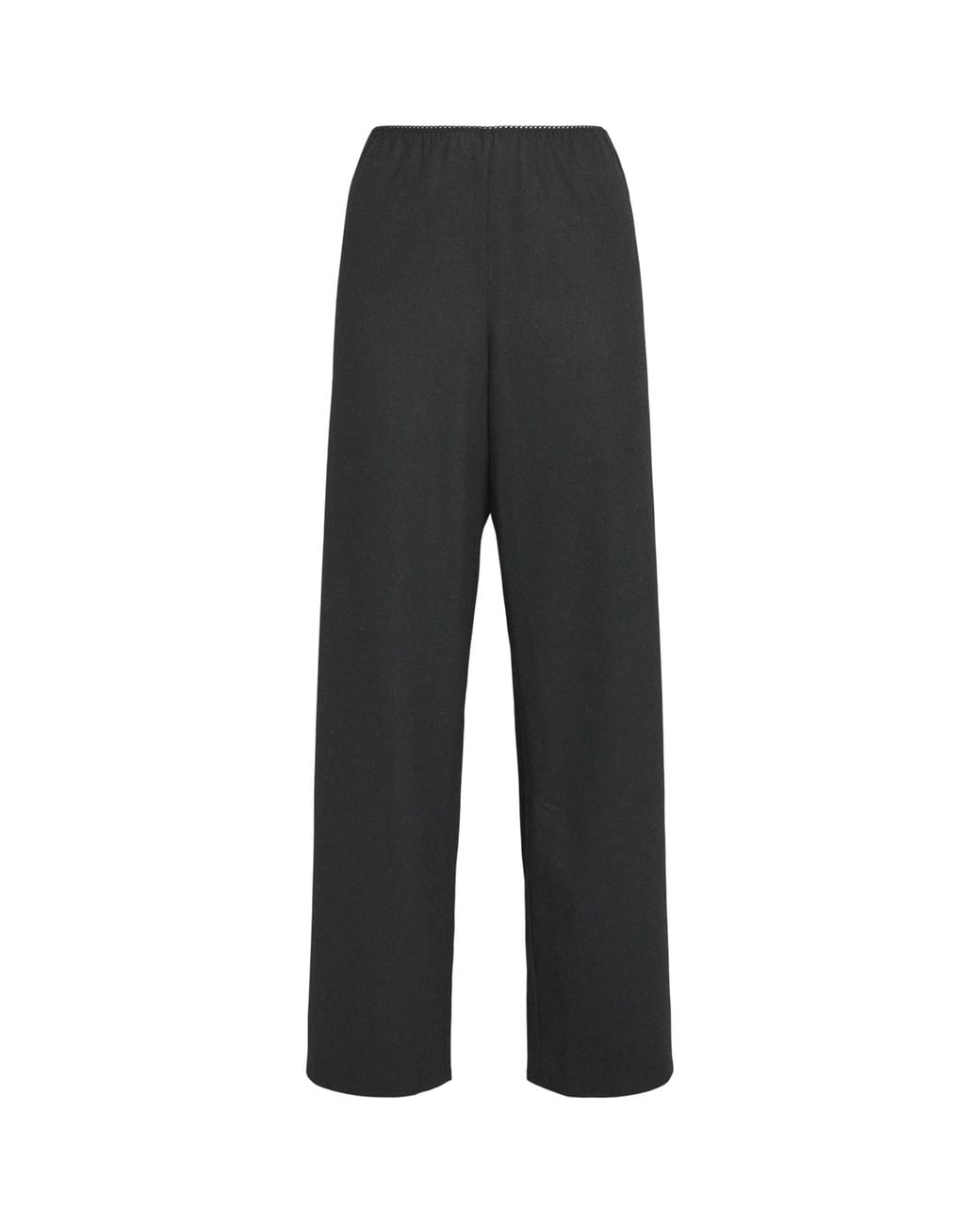 Doen Black Lavona Wide-Leg Trousers