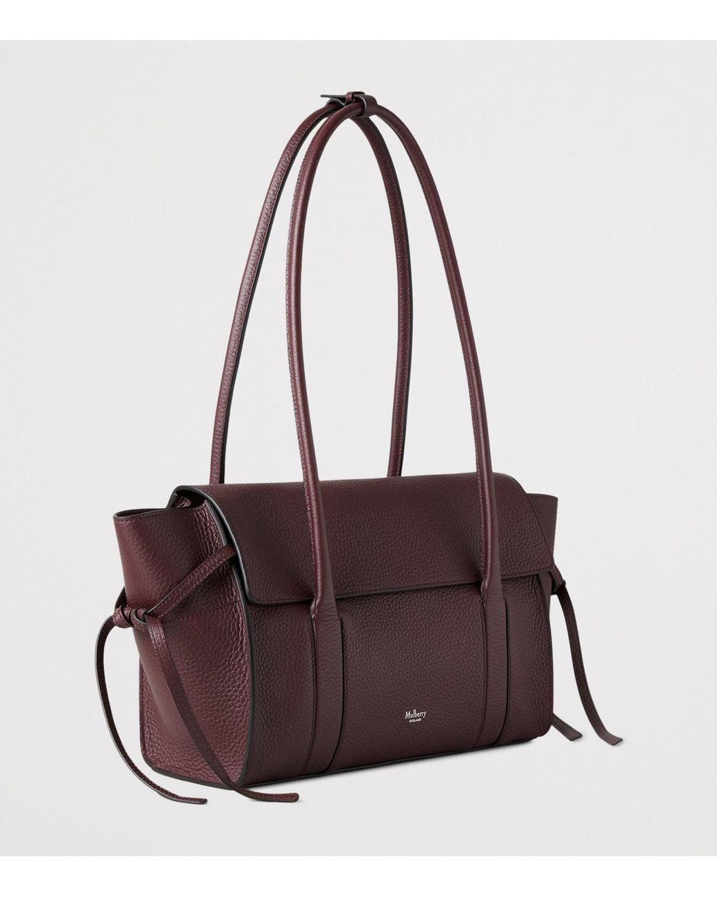 Mulberry Purple Small Leather Soft Bayswater Shoulder Bag