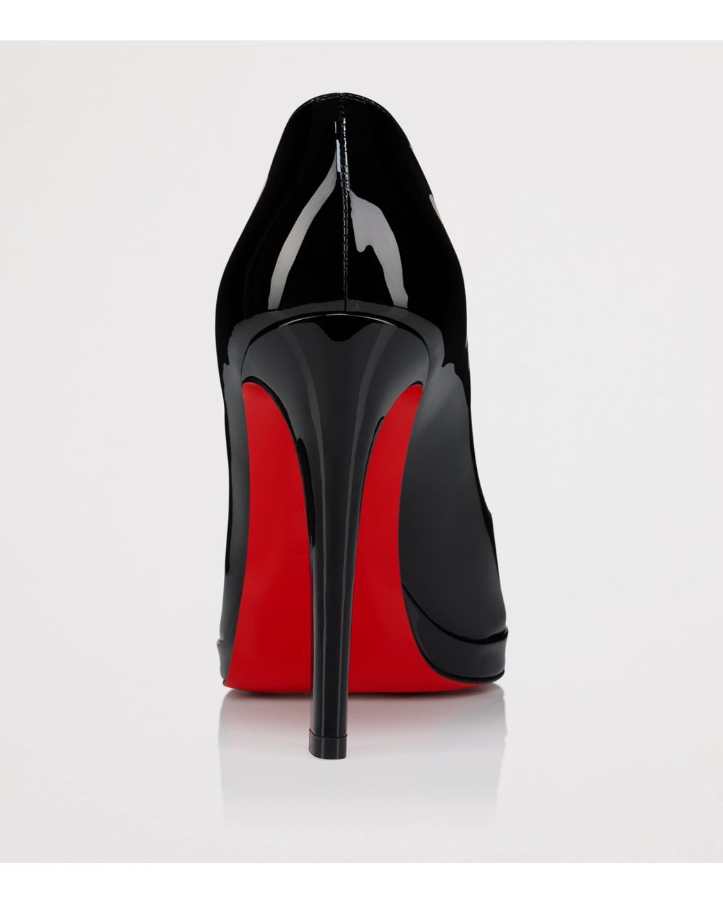 Christian Louboutin Black Fannylove Alta Patent Leather Pumps 120
