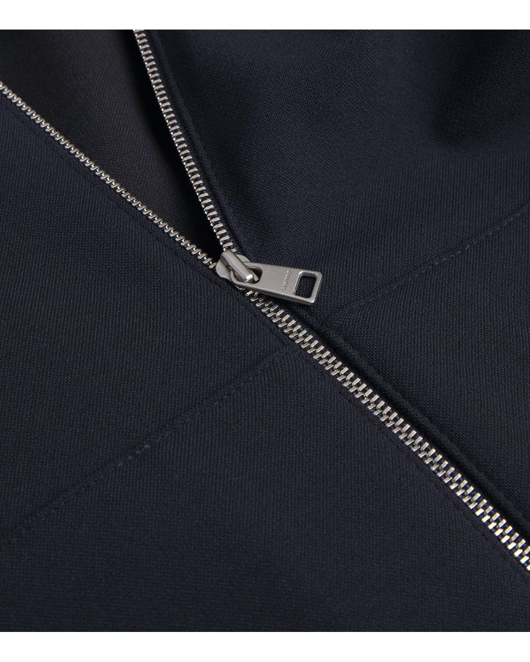 Sandro Blue Zip-Up Hoodie for men