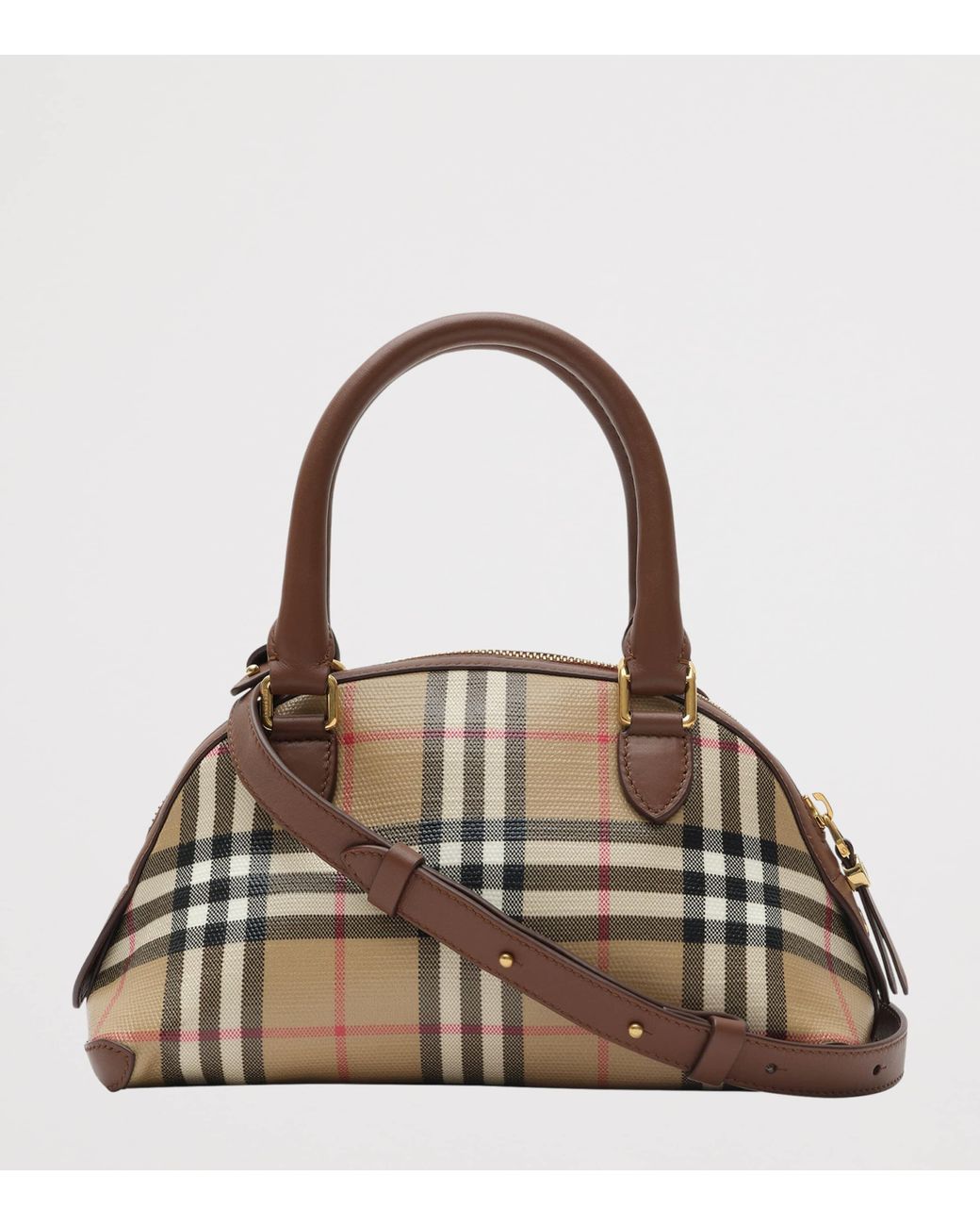 Burberry Brown Mini Primrose Top-Handle Bag