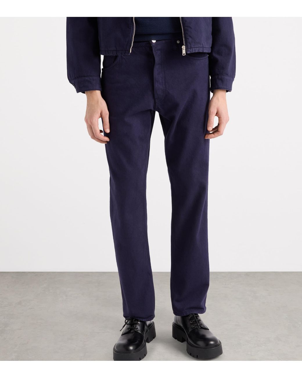 Prada Blue Slim Jeans for men